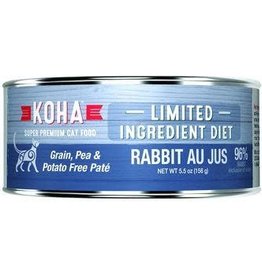 Koha Koha Cat Limited Ingredient Pate Grain Free Rabbit 5.5 oz