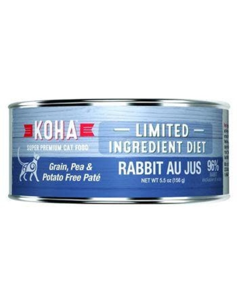 Koha Koha Cat Limited Ingredient Pate Grain Free Rabbit 5.5 oz