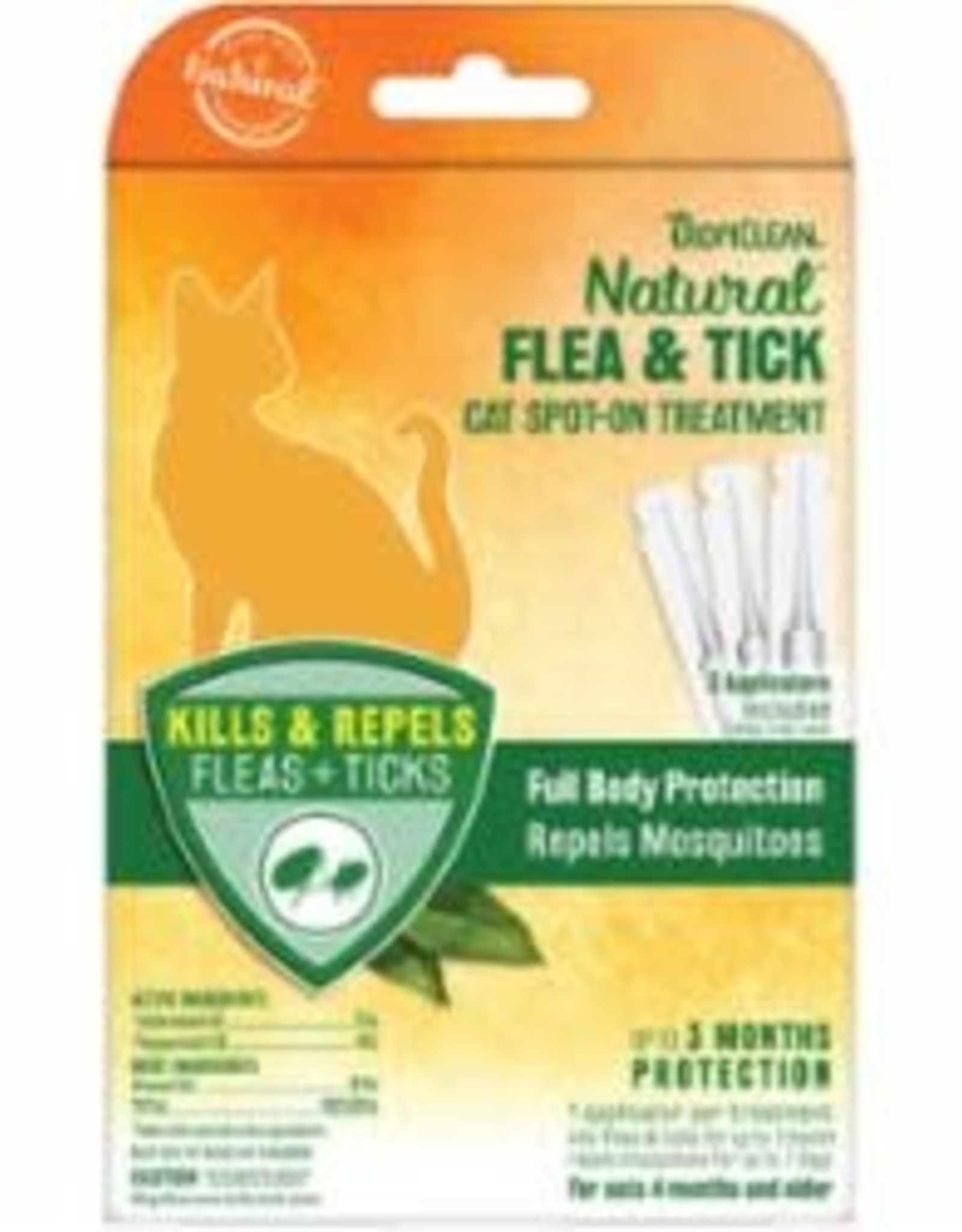 TropiClean Tropiclean Spot on Treatment Cat Treatment Flea & Tick 3 Pack
