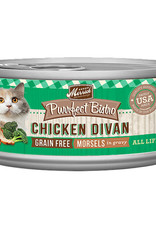 Merrick Merrick Purrfect Bistro Cat Can Grain Free Chicken Divan 5.5 oz
