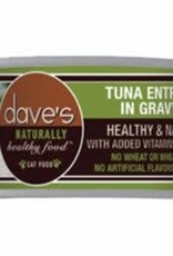 Daves Pet Food Dave's Pet Food Naturally Healthy Grain-Free Tuna Entree in Gravy Cat 3 oz