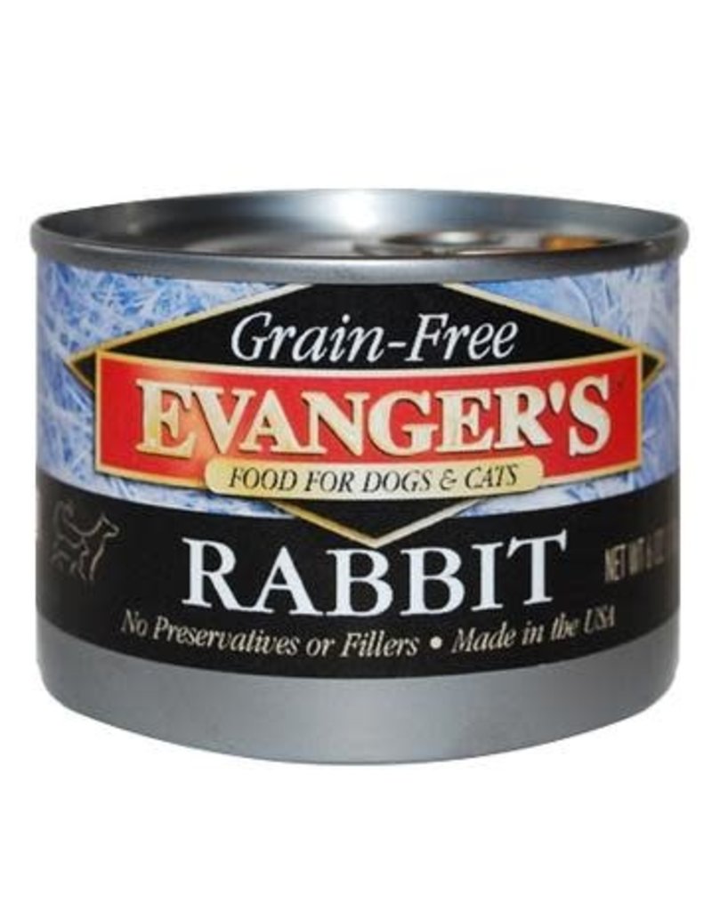 Evanger's Evanger's Grain Free Rabbit For Dogs & Cats 6 oz