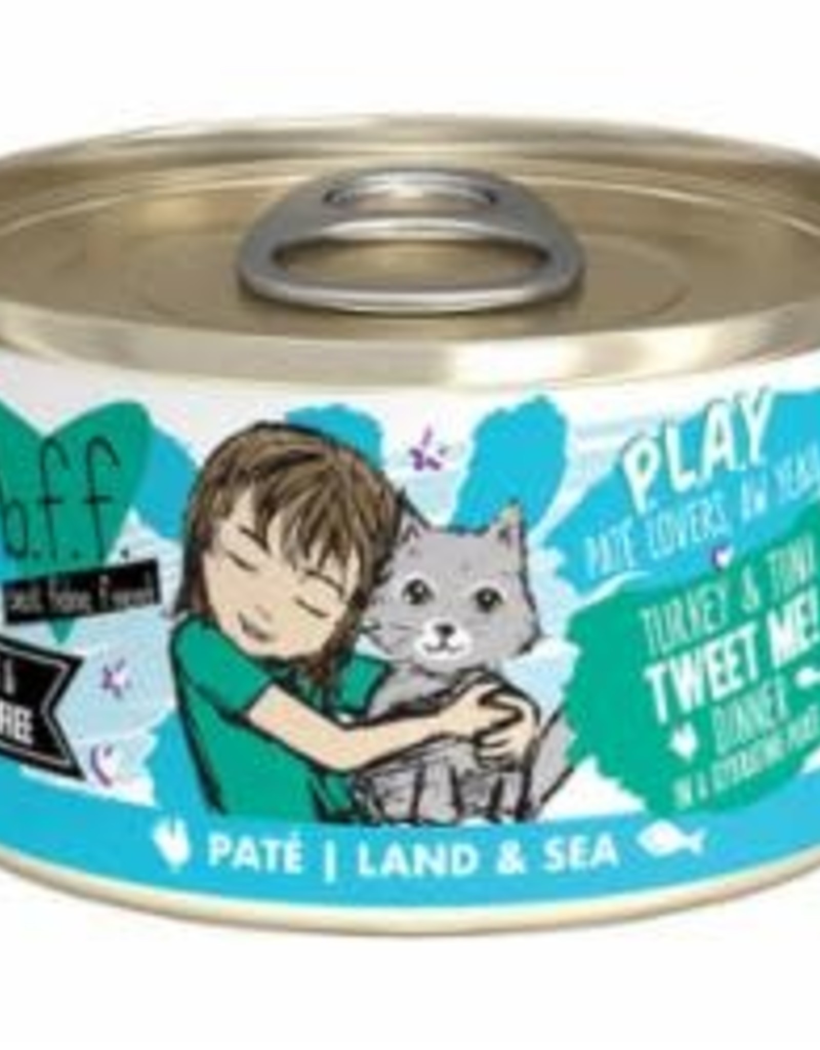 Weruva Weruva BFF PLAY Turkey & Tuna Tweet Me! Pate Canned Grain-Free Wet Cat Food 2.8 oz