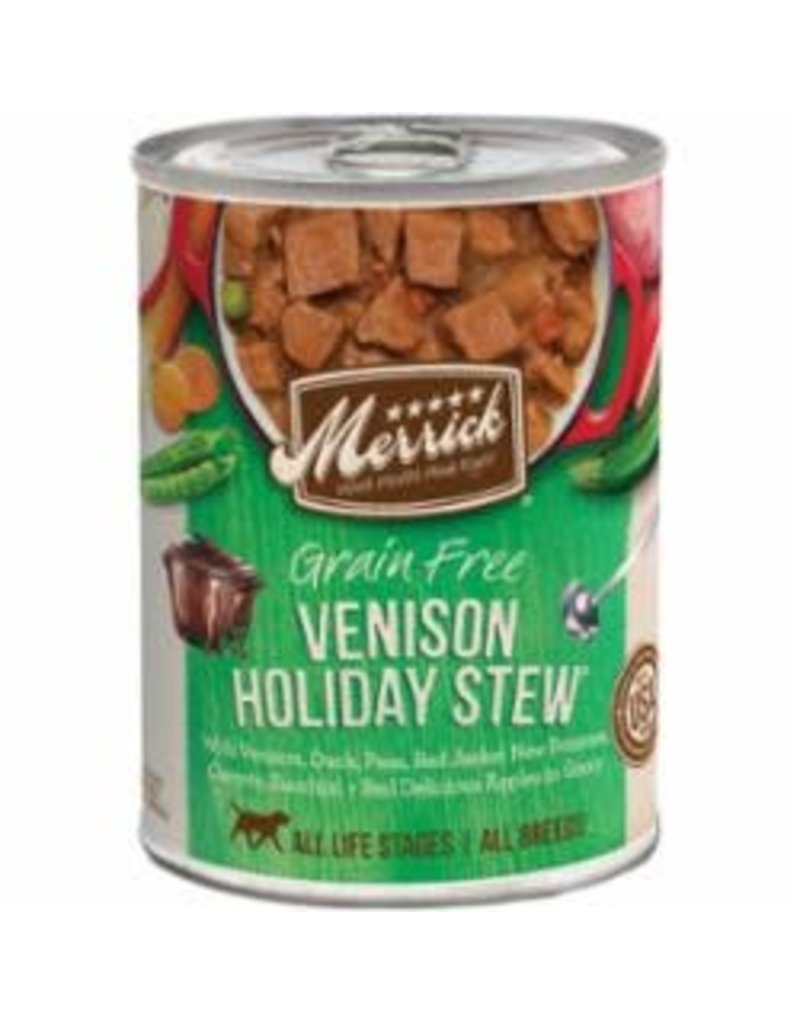 Merrick Merrick Grain Free Canned Dog Food Venison Holiday Stew 12.7 oz