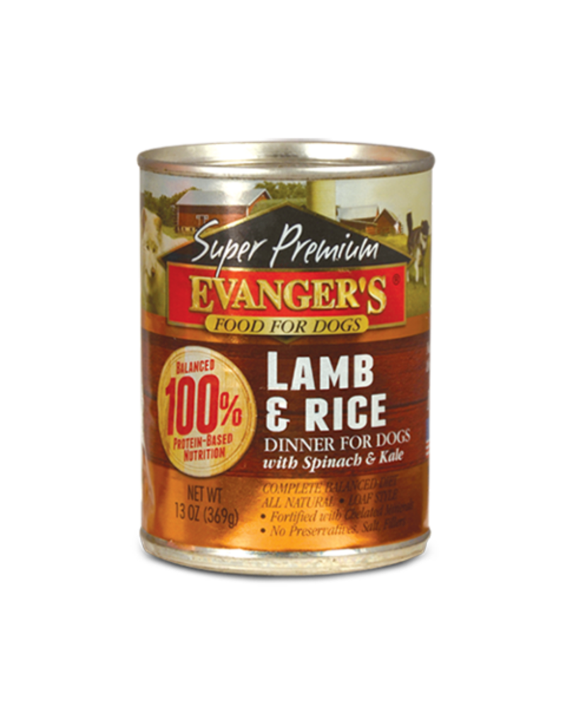 Evanger's Evanger's Super Premium Lamb & Rice Dinner Dog Food 13 oz