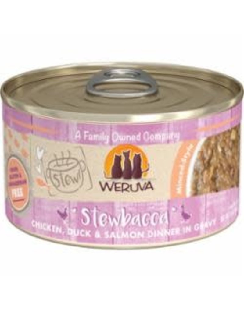 Weruva Weruva Cat Stew Can Grain Free Chicken, Duck & Salmon Stewbacca 2.8 oz