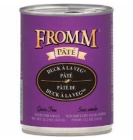 Fromm Fromm Gold Duck À La Veg Pate Canned Dog 12.2 oz