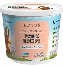Lotus Lotus Raw Pork Recipe Cats 24 oz