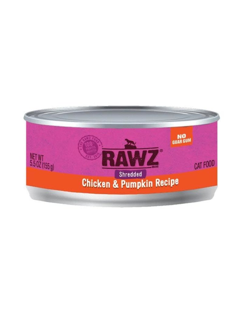 Rawz Rawz Cat Can Grain Free Shredded Chicken & Pumpkin 3 oz