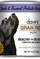 Daves Pet Food Dave’s Grain Free Duck & Sweet Potato Recipe Canned Dog Food 13 oz