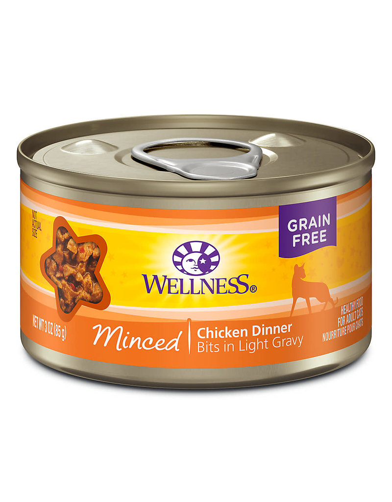 Wellness Wellness Minced Chicken Cat 3 oz