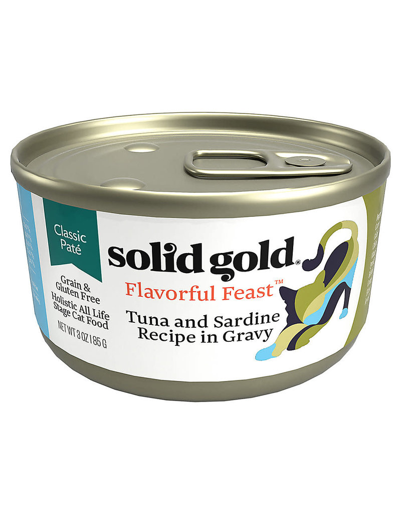 Solid Gold Flavorful Feast Cat Food  Classic Pate, Grain Free Gluten Free 3oz