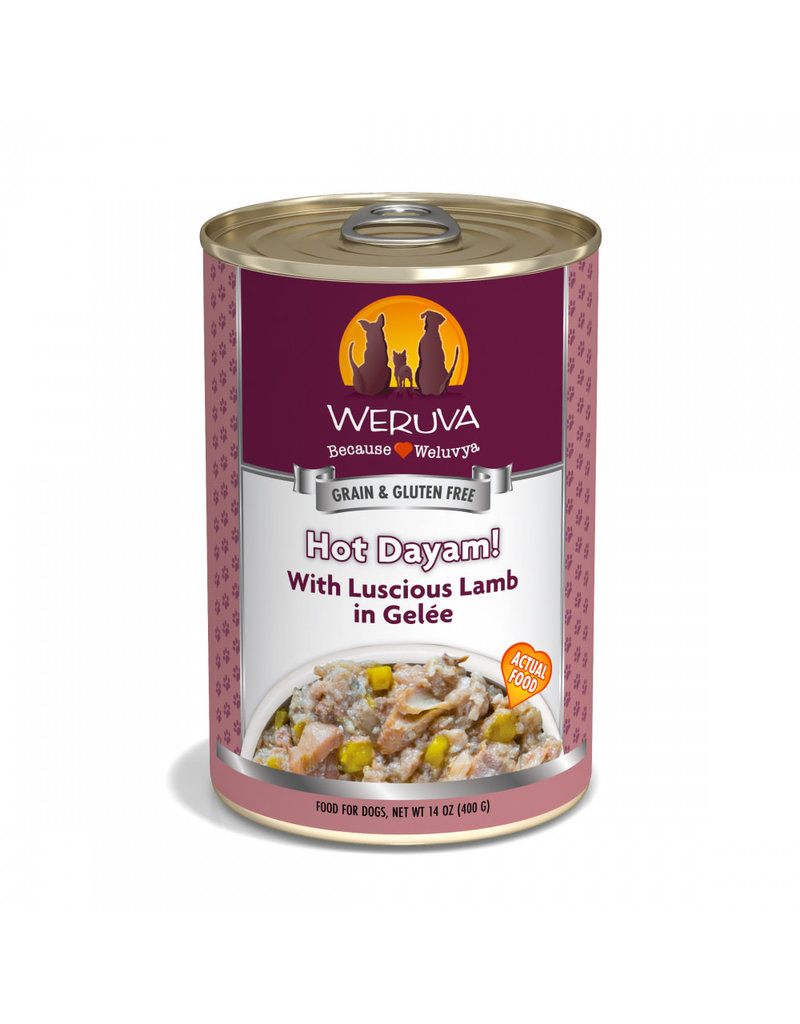 Weruva Weruva Classics Hot Dayam! with Luscious Lamb in Gelee Wet Dog Food 14 oz