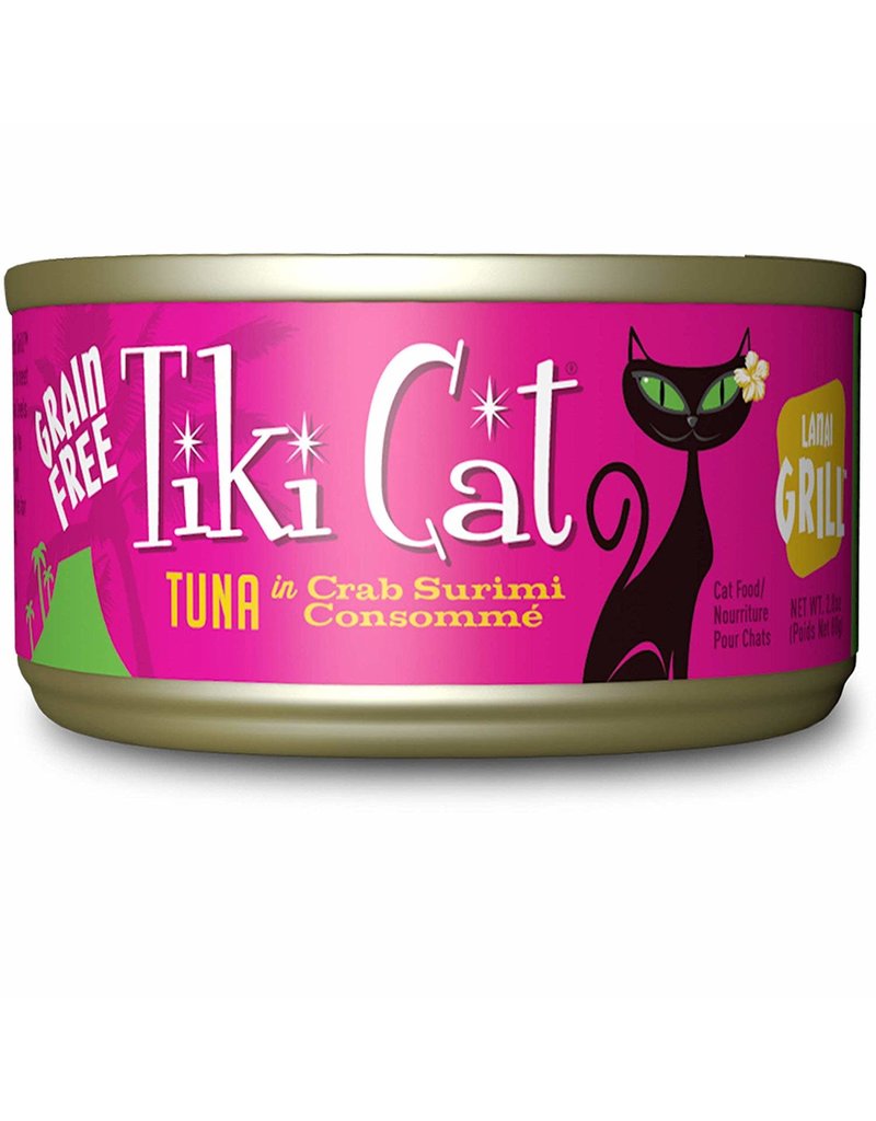 Tiki Cat Tiki Cat Grill Can Grain Free Tuna & Crab Surimi Lanai 2.8 oz