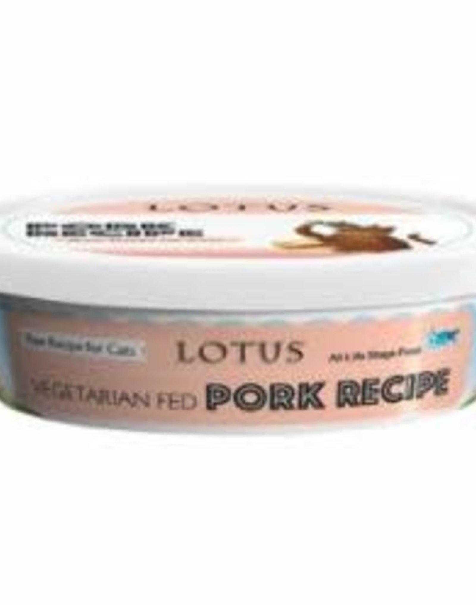Lotus Lotus Cat Frozen Raw Grain Free Pork 3.5 oz