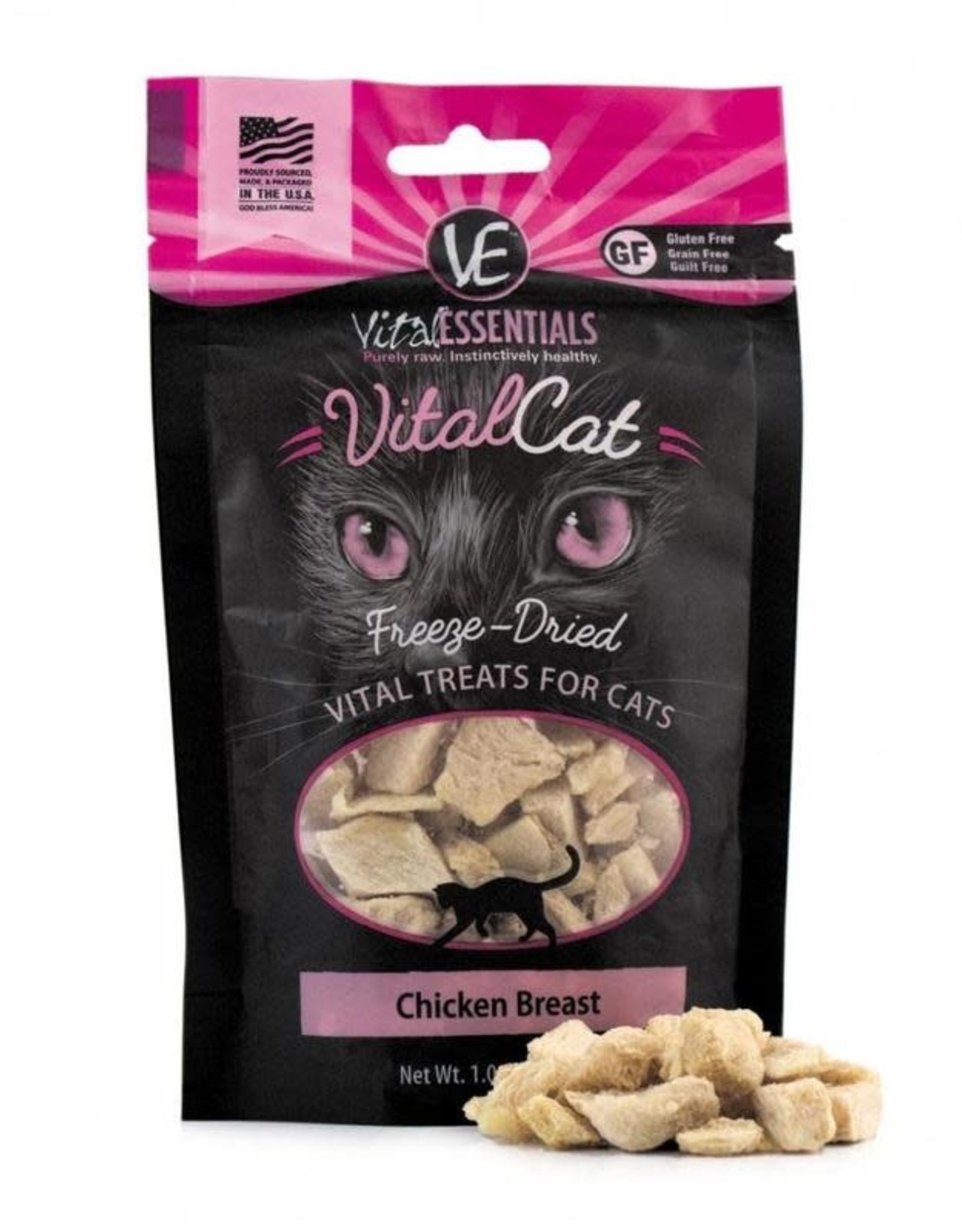 Vital Essentials Vital Essentials Freeze Dried Cat Treats Chicken 1 oz