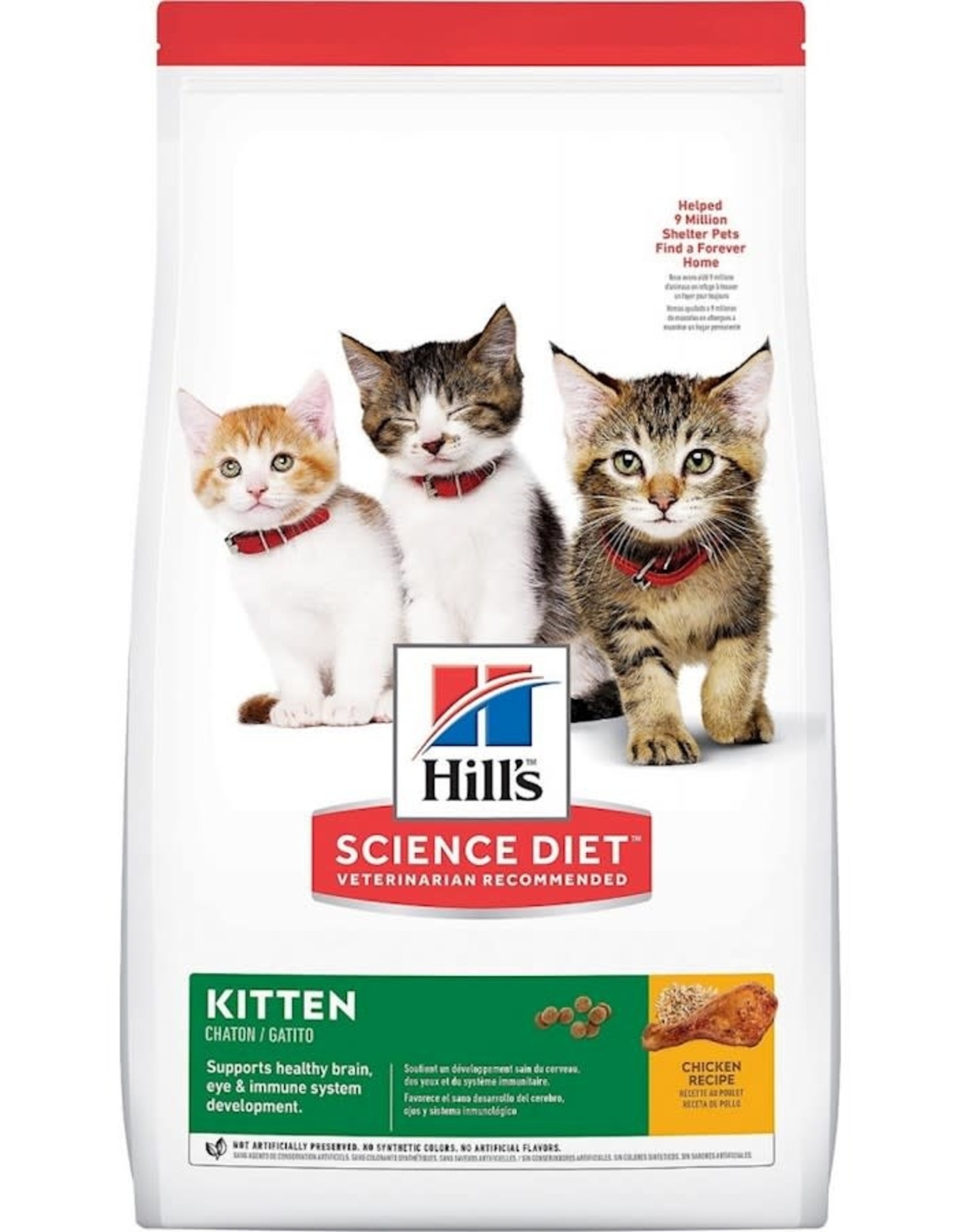 Hill's Science Pet Hill's Science Diet Kitten Chicken Recipe Dry Cat Food 3.5 lb (7123)