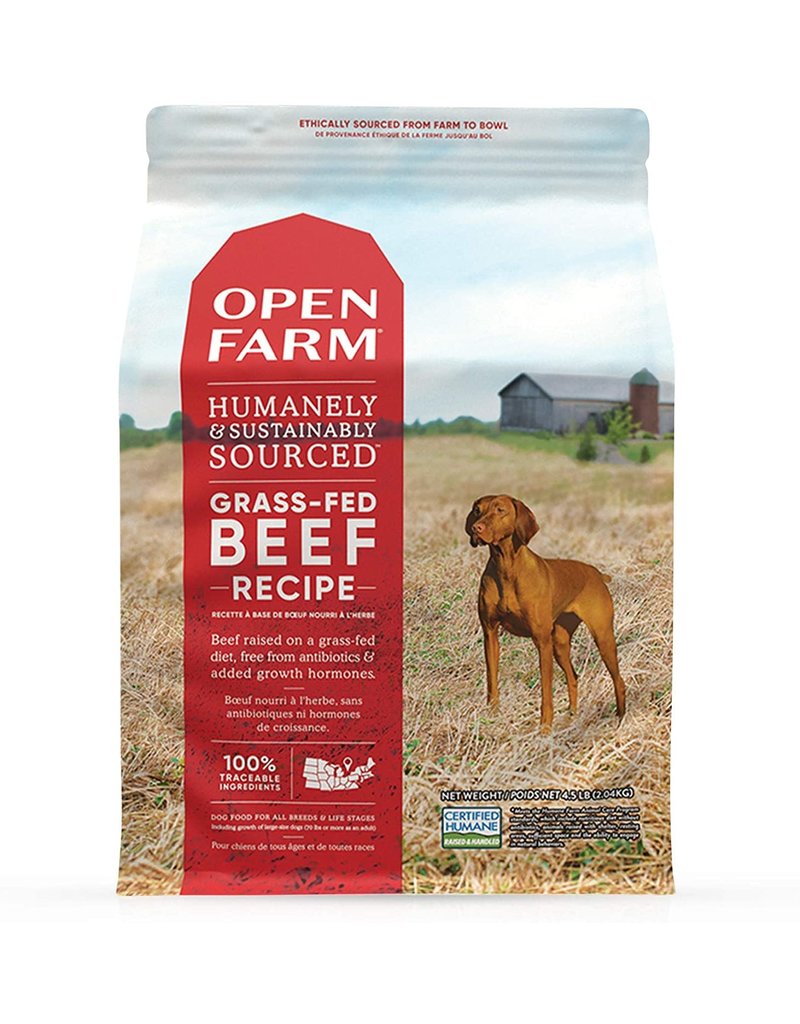Open Farm OPEN FARM DOG GRAIN FREE GRASSFED BEEF 4.5LB