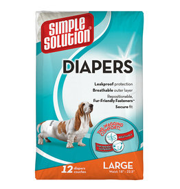 Bramton Company Bramton Company Simple Solutions Disposable Diapers Large 12 pk