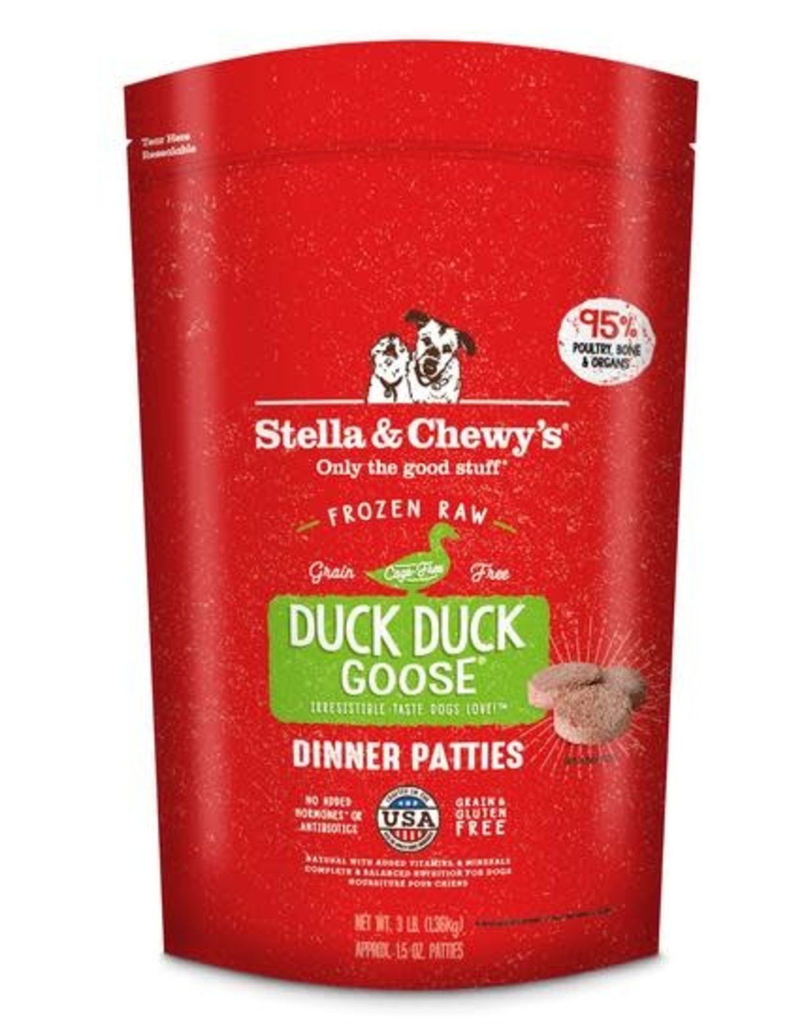 Stella & Chewy's Stella and Chewy's Frozen Duck, Duck, Goose Dinner 3 lb.