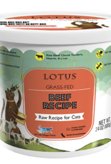 Lotus Lotus Cat Frozen Raw Grain Free Beef 24 oz