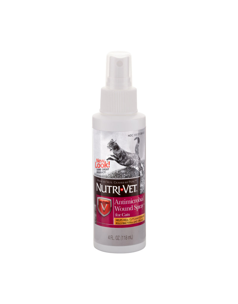 Nutri-Vet Nutri-Vet Antimicrobial Wound Spray for Cats 4 oz