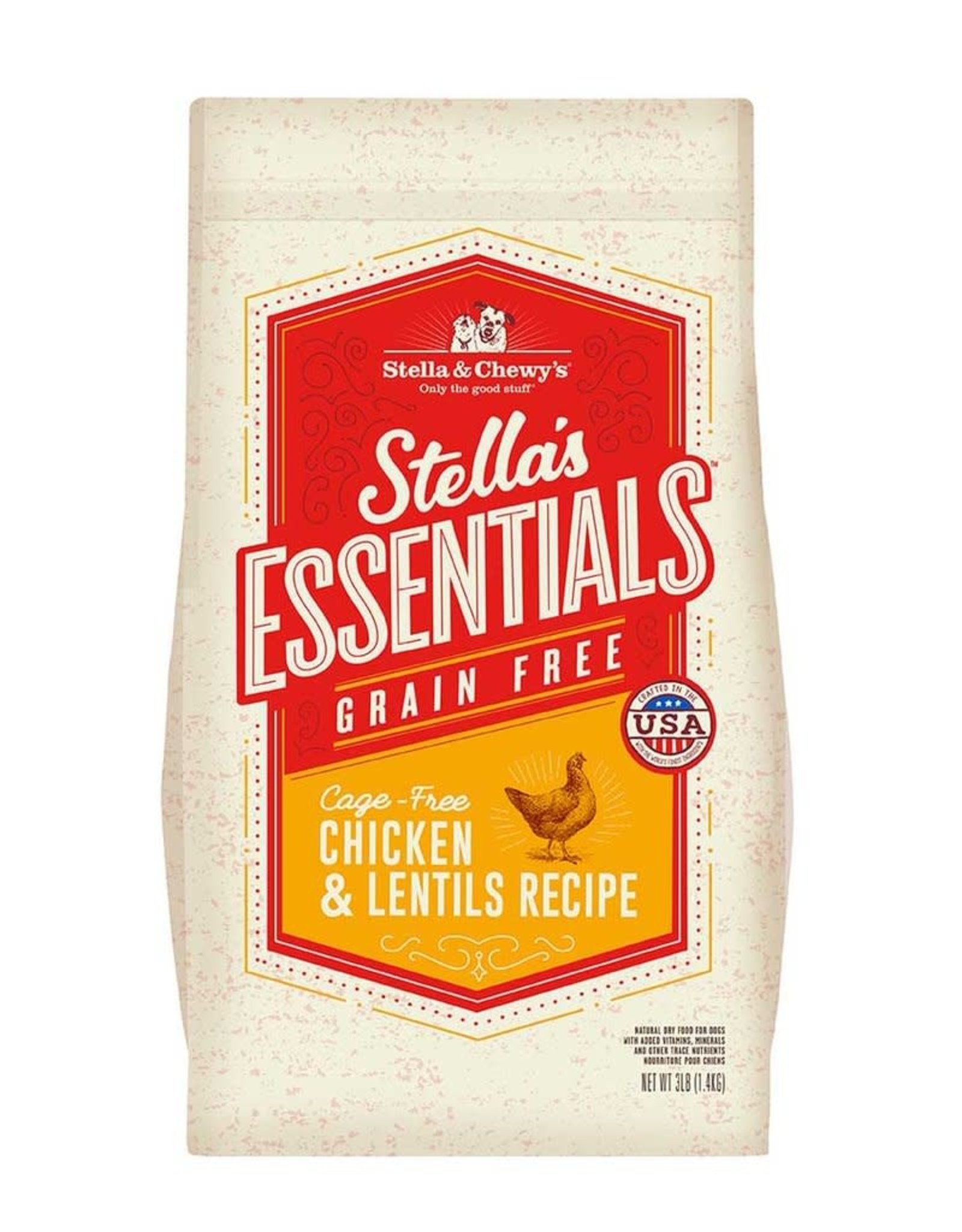 Stella & Chewy's Stella & Chewy's Stella's Essentials Cage Free Chicken & Lentils Dog 25 lb
