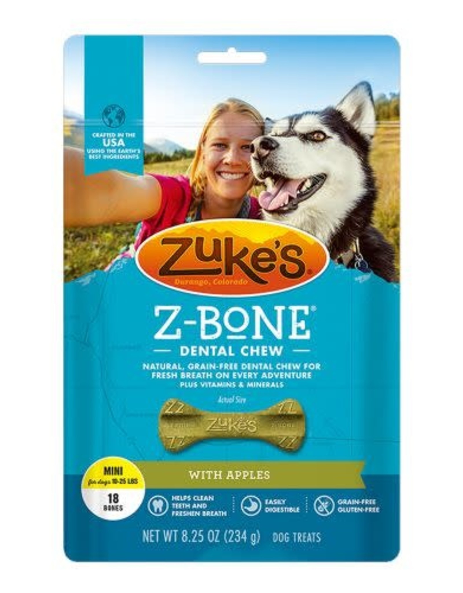 Zuke's Zuke's Z-Bone Mini With Apples 8.25 oz