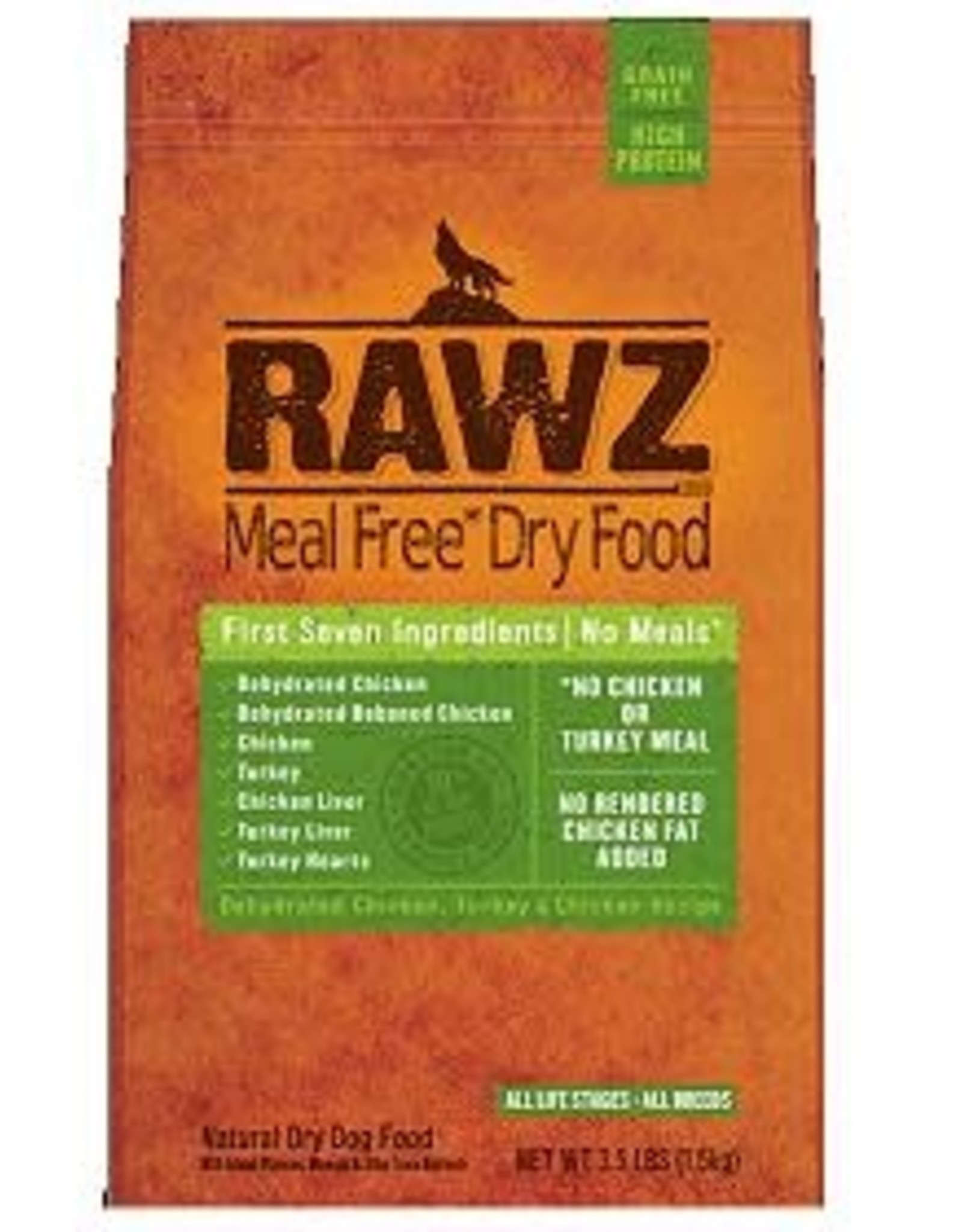 Rawz Rawz Chicken & Turkey Dry Dog Food 10 lb