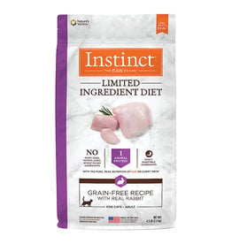 Nature's Variety Instinct Limited Ingredient Diet Grain Free Recipe with Real Rabbit Cat Food 4.5 lb