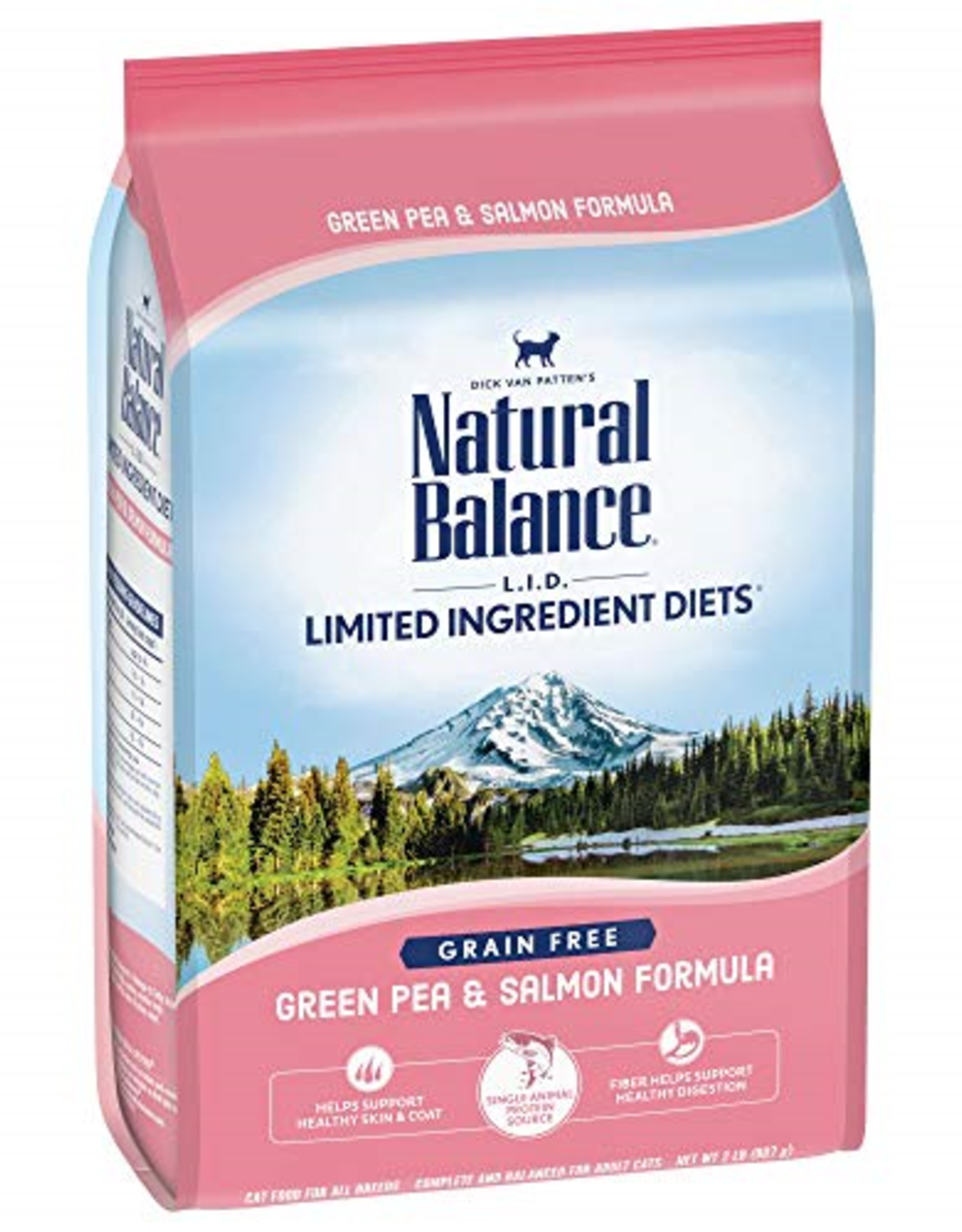 Natural Balance Natural Balance LID Green Pea & Salmon Dry Cat 2 lb