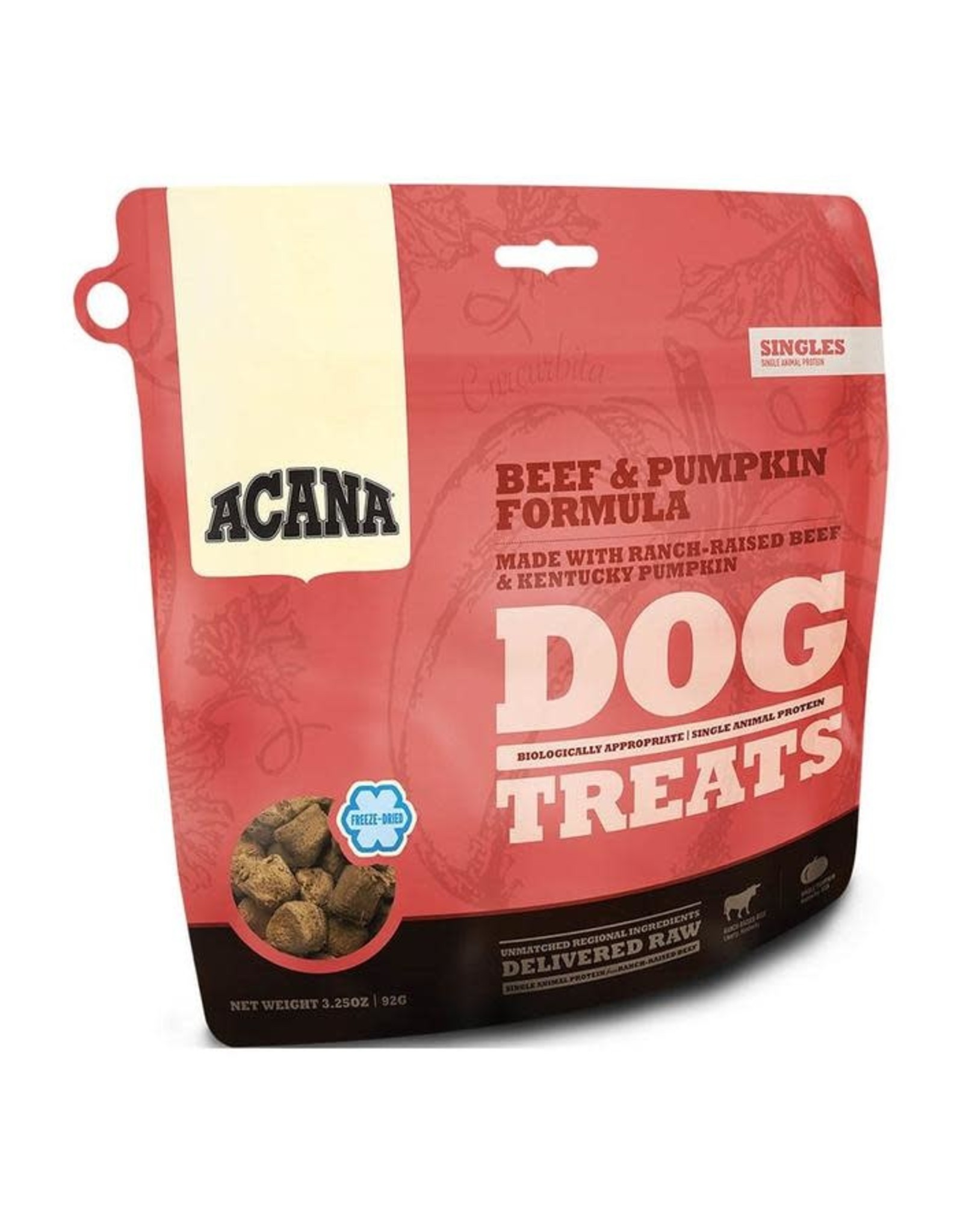 Acana Acana Freeze Dried Singles Beef & Pumpkin Dog Treats 3.25 oz