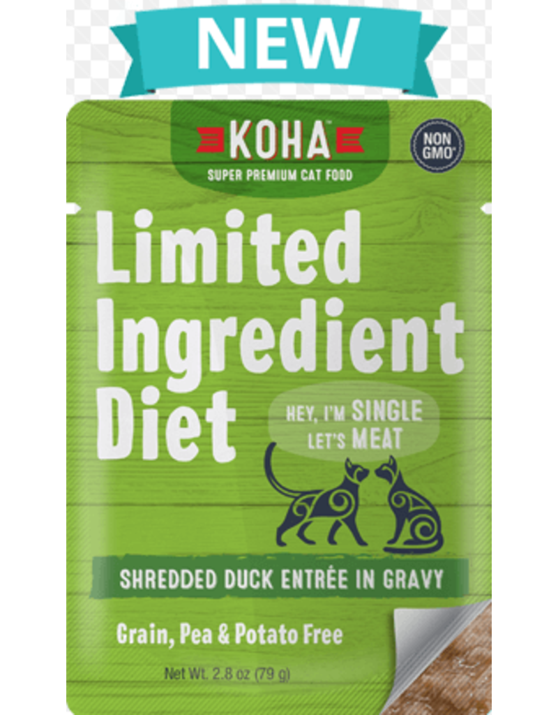 Koha Koha Cat Limited Ingredient Grain Free Shredded Duck 2.8 oz