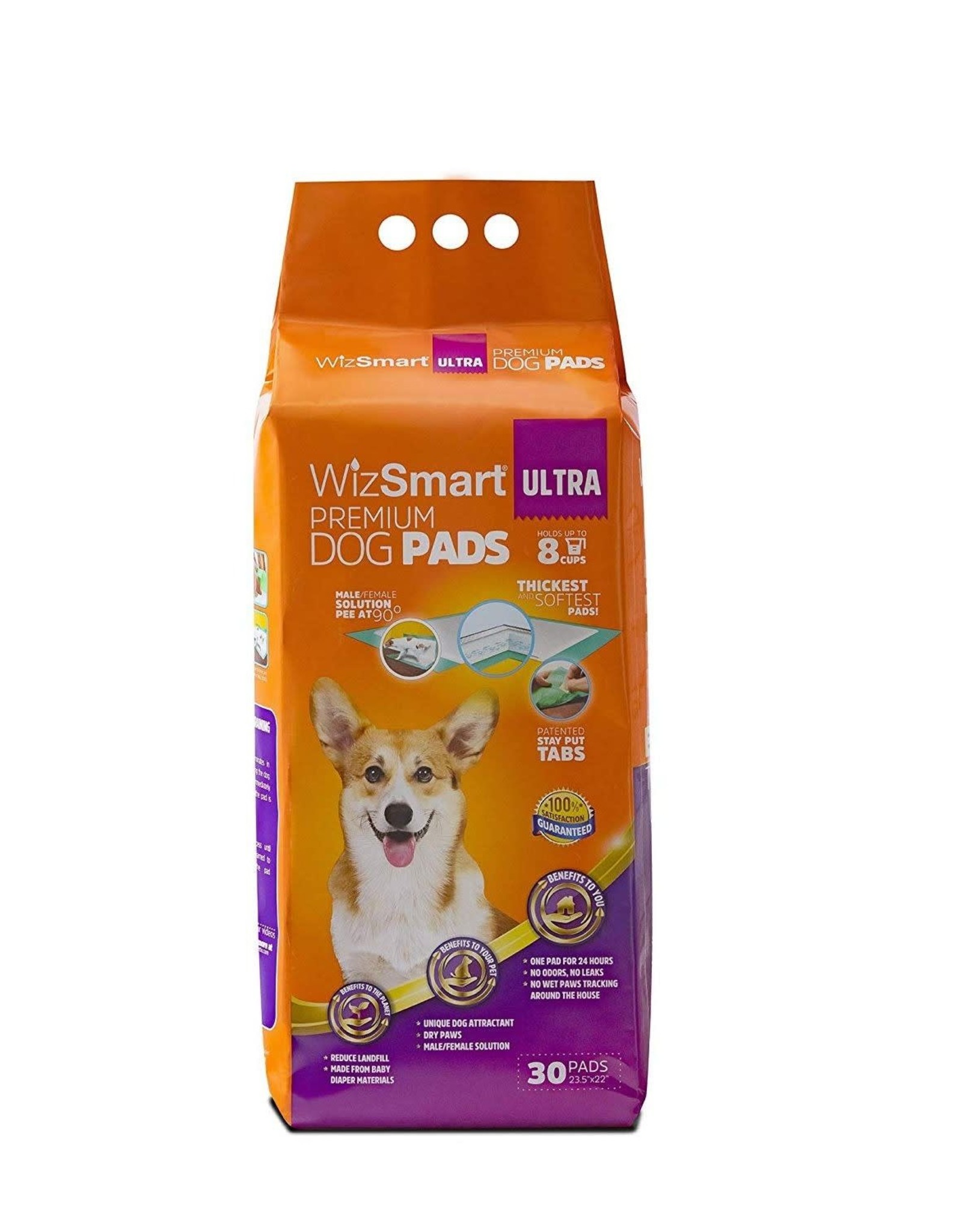 WizSmart Ultra All Day Dry Premium Dog Pads