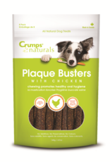 Crumps' Naturals Plaque Busters Chicken Dental Dog Treats  8 Count