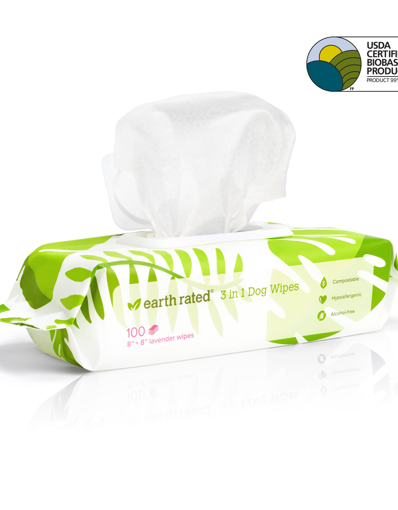 Earth Rated Earth Rated Wipes for Dogs and Cats Lavender
