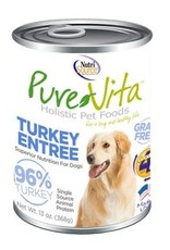 Nutrisource PureVita Grain Free 96% Real Turkey Entree Canned Dog Food, 13 oz