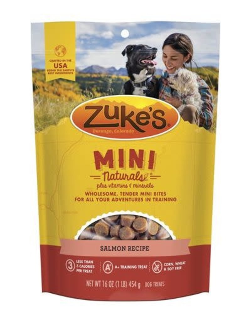Zuke's Zuke's Mini Naturals Salmon Recipe Training Dog Treats 1Lb