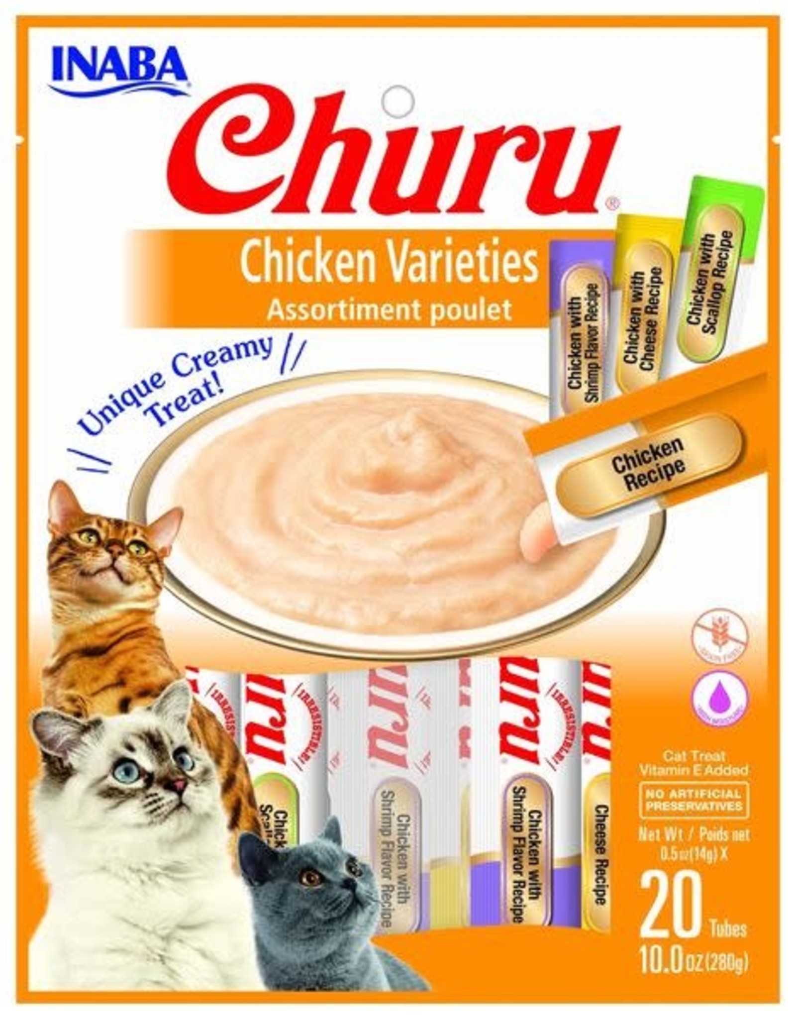 Inaba Churu Chicken Variety Bag 20 Tubes