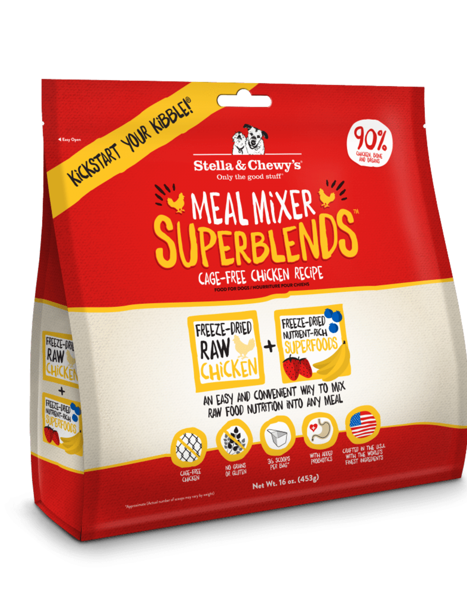 Stella & Chewy's Stella & Chewy's Freeze Dried Meal Mixer Superblends Chicken 16 oz