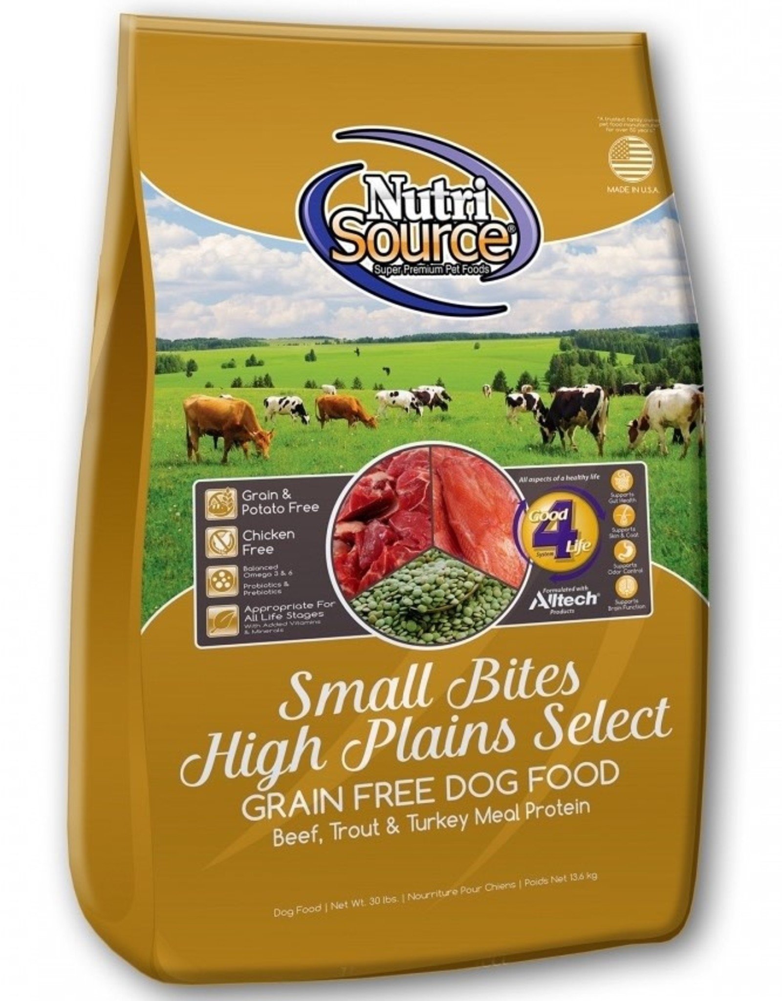 Nutrisource NutriSource Grain Free Small Bites High Plains Select Dog Food 5 lb