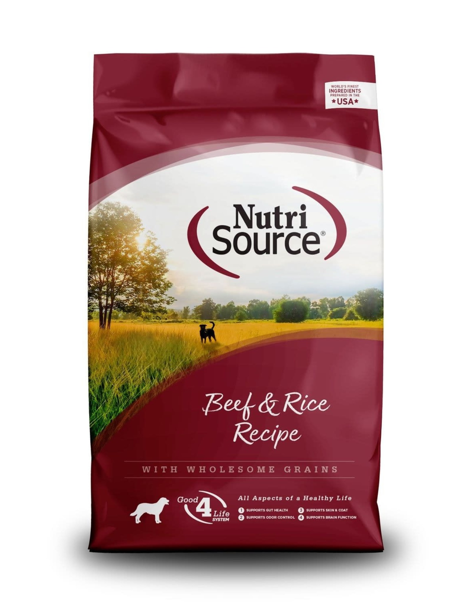 Nutrisource NutriSource Dog Dry Beef & Brown Rice 5 lb