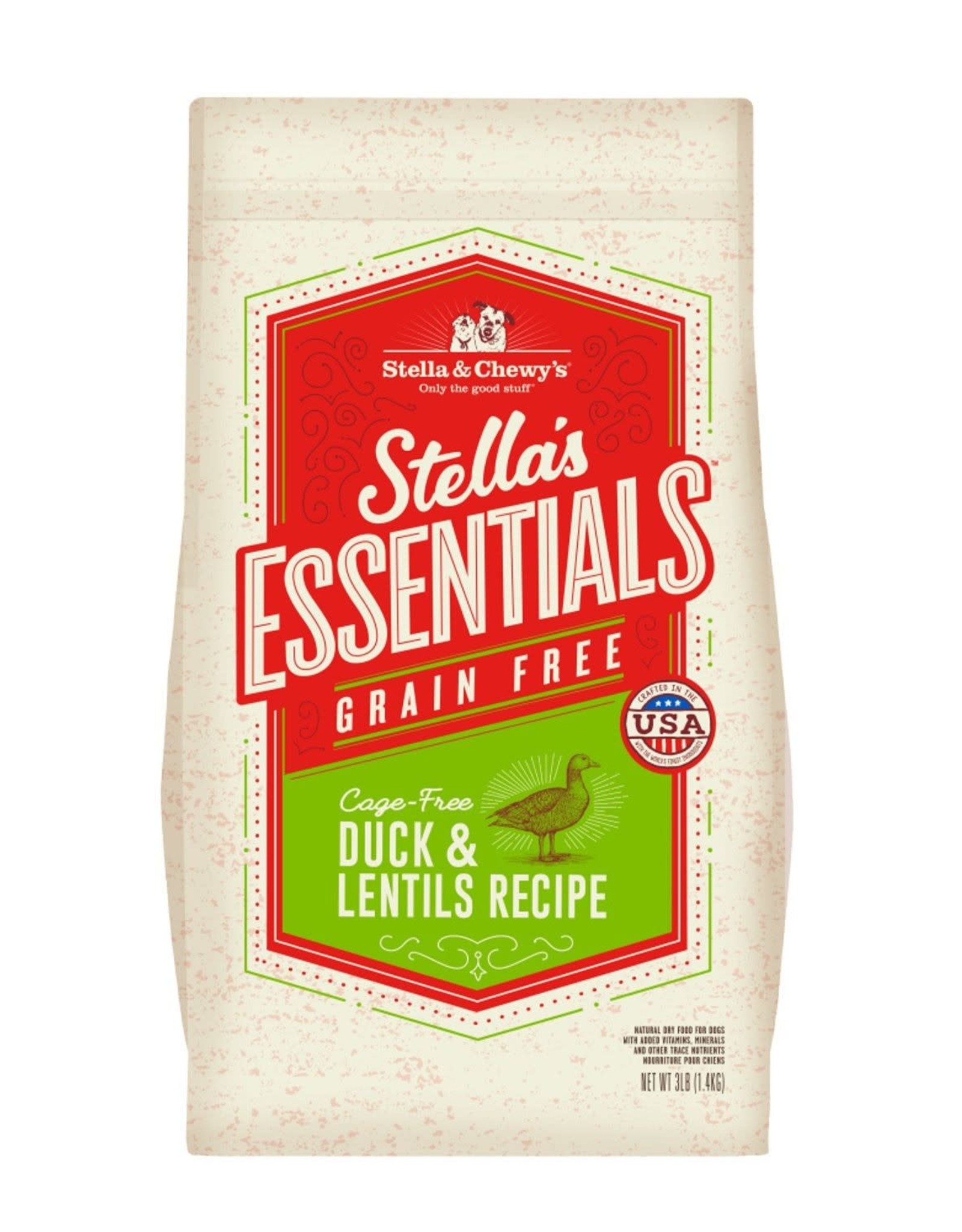 Stella & Chewy's Stella & Chewy's Stella's Essentials Cage Free Duck & Lentils Dog Recipe 25 lb