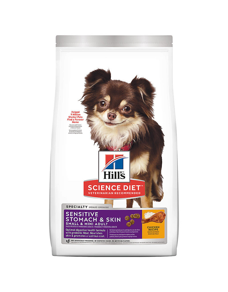 Hill's Science Pet Hill's Science Diet Adult Sensitive Stomach & Skin Small & Mini Chicken Recipe Dog Food 15 lb Bag
