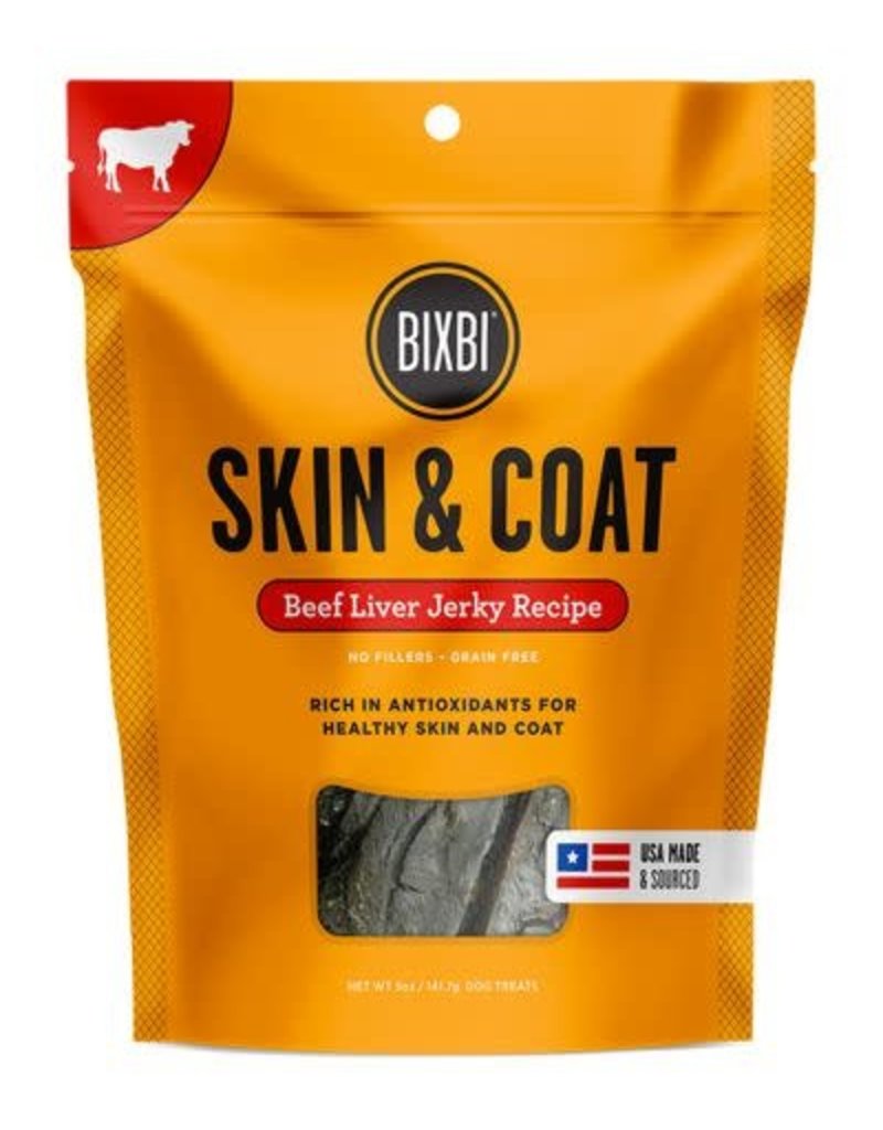 Bixbi Bixbi Skin & Coat Beef Liver Jerky Treats 5 oz