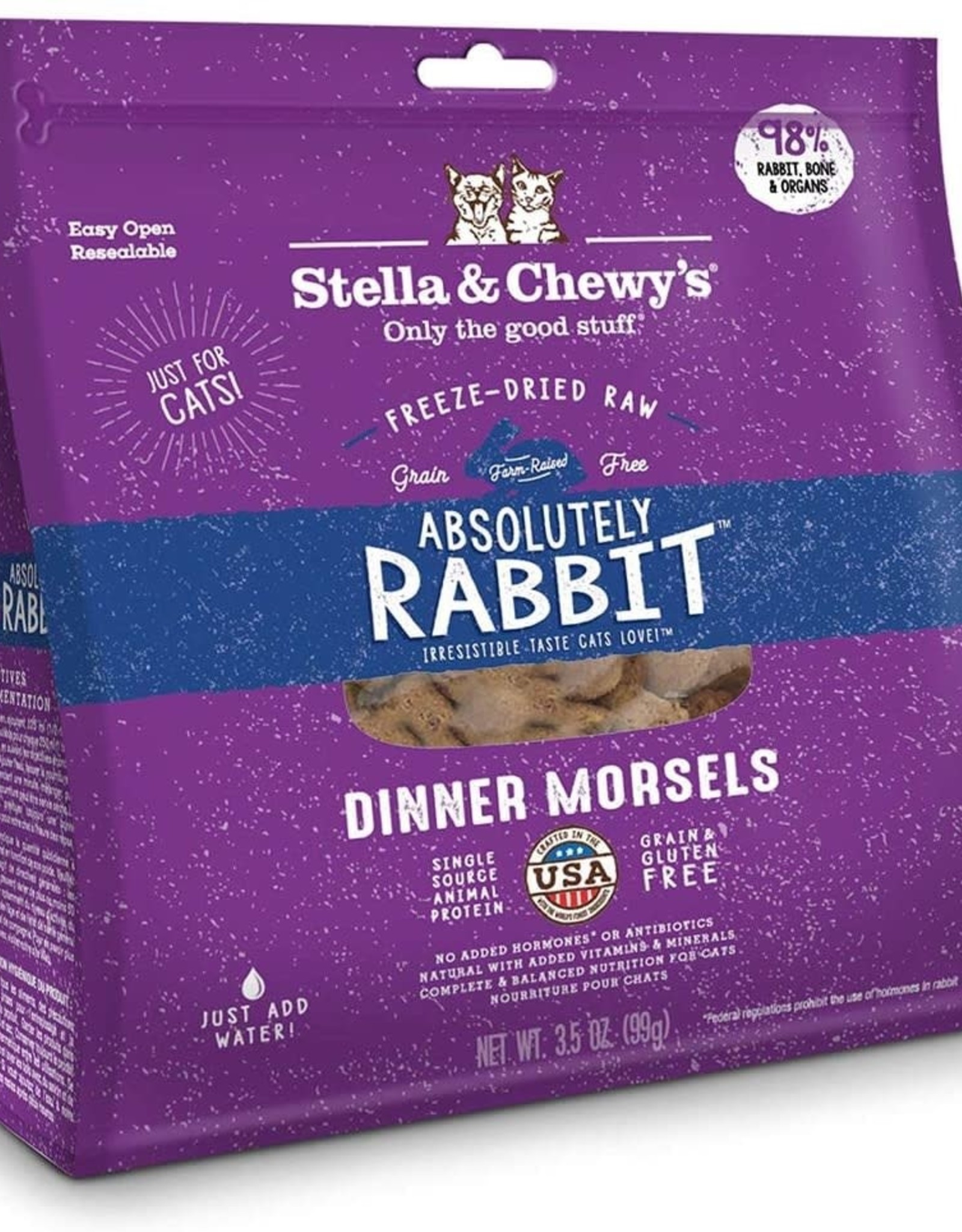 Stella & Chewy's STELLA & CHEWY'S CAT FREEZE-DRIED RABBIT DINNER 3.5 OZ