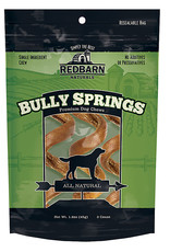 Red Barn Redbarn Naturals Bully Springs Rawhide Dog Treat 3 pack