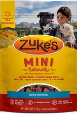Zuke's Zuke's Mini Naturals Beef Dog Treats 6 oz
