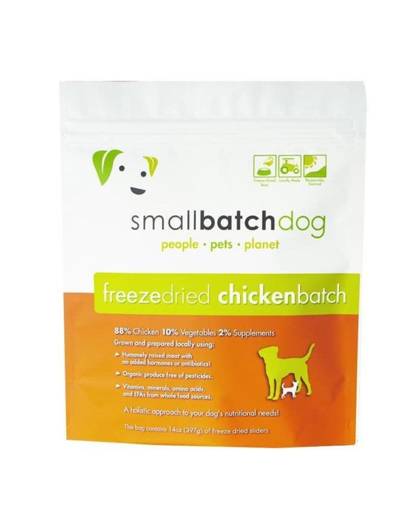 Small Batch Smallbatch Chicken Sliders 14 oz Freeze Dried Dog Food