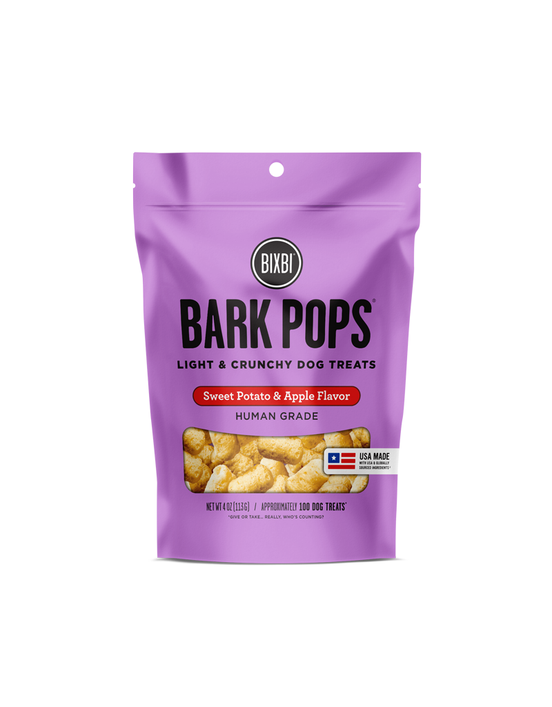 Bixbi Bixbi Dog Treat Bark Pops Sweet Potato Apple 4 oz